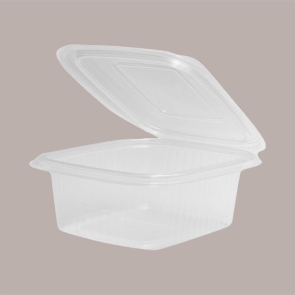 Lucgel Vaschetta con Coperchio Plastica PP per Microonde 1500cc - 50 pezzi -
