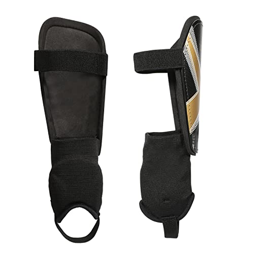 Image of TAGVO Soccer Shin Guards, Kids Youth Adults Soccer Gear with Ankle Sleeves, Soccer Equipment Protection with Hard Protective Shell for Boys Girls
