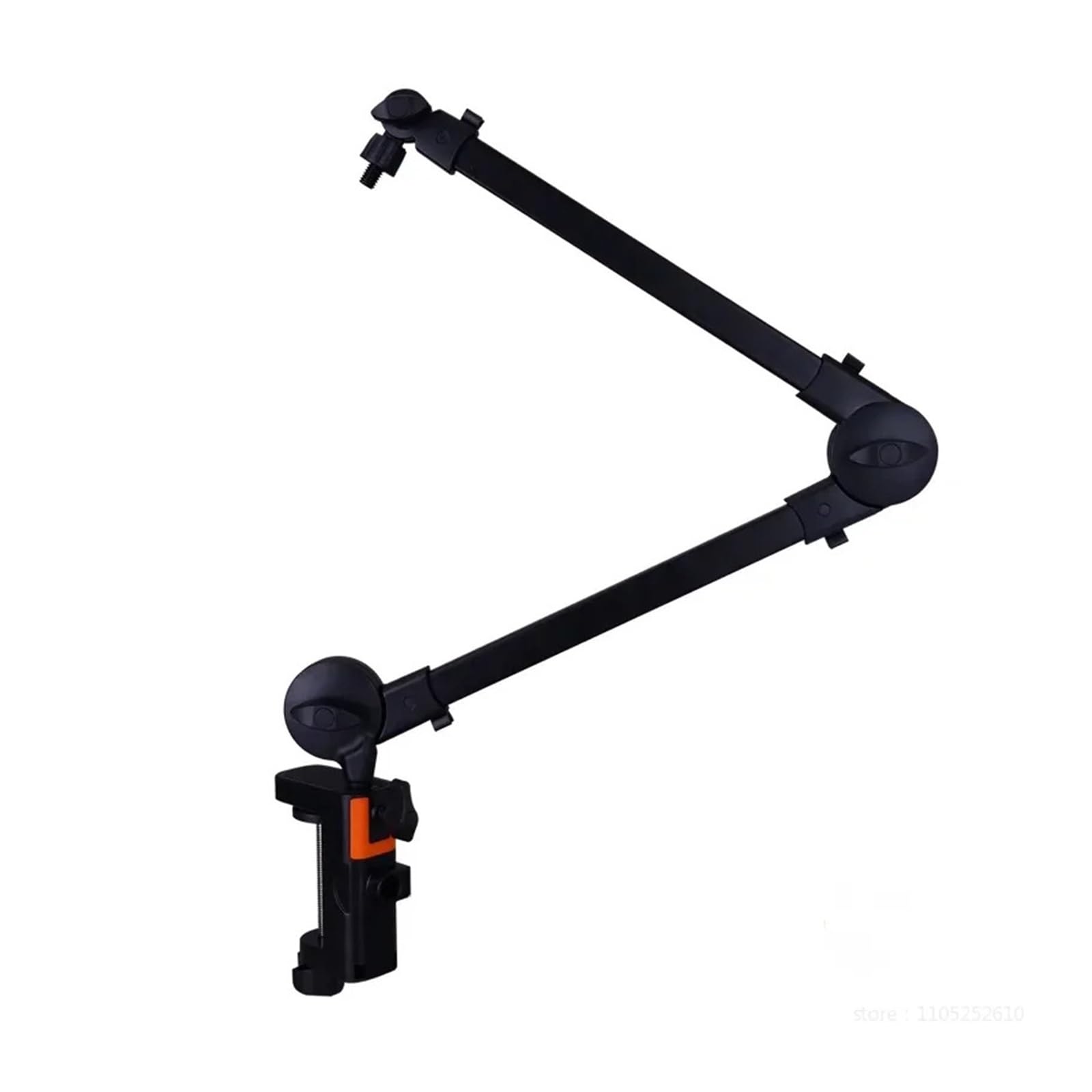 Soporte para micrófono voladizo plegable de escritorio con brazo largo 3