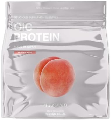 （12:30時点） ビーレジェンド OIC PROTEIN オイシープロテイン プロテイン ピーチ味 桃 ご褒美 スイーツプロテイン マルチビタミン配合 WPC ビタミン 低脂質 国内製造 900g