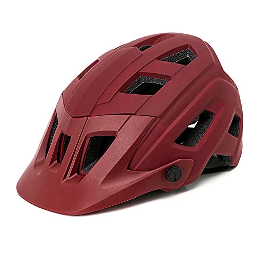 Casco de bicicleta ligero con luz trasera para ciclismo de ruta y montaña de hombre y mujer