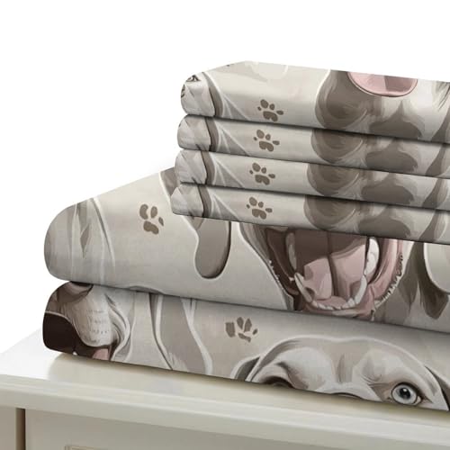 Housse de couette chiens heureux 3D lit simple 135x200 - 7