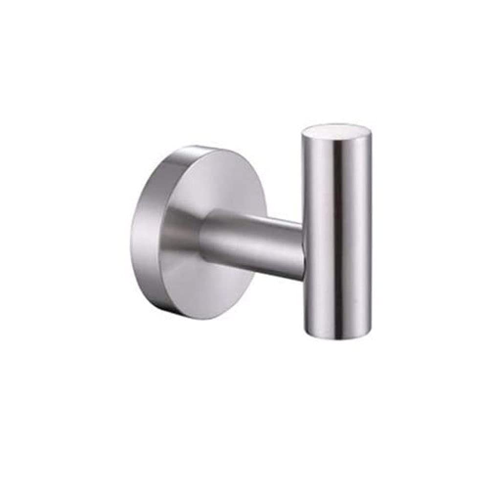3-Piece Brushed Bathroom Hardware - Towel Bar, Toilet Paper & Robe Hooks - Heavy-Duty & Rust-Resistant(Robe Hooks)
