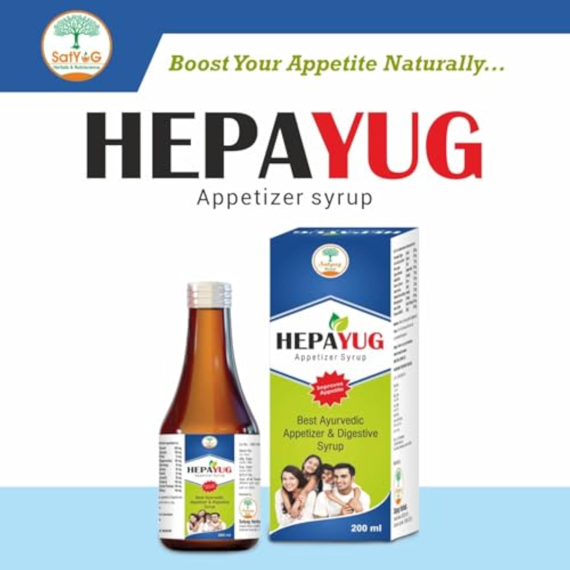 Hepayug Syrup Ayurvedic Appetizer Antacid