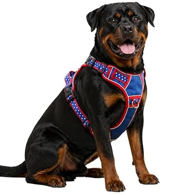 LUVMOJO XXL Giant Dog Harness, Maximum Control Heavy Duty Training Gear, No Pull Big Doggy Vest with Neck Buckle, Breathable Padded Straps & Strong Handle for Puppy Rottweiler, Great Dane (XX-Large)