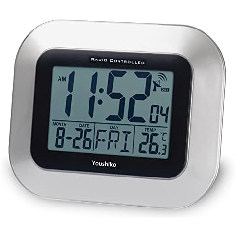 Youshiko Radio Controlled LCD Wall Clock Cover