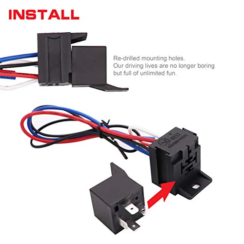 Taxutor Ignition Switch Panel Kit, Dc 12V 5 In 1 Car Engine Start Push Button Led Carbon Fiber Toggle Switch Panel For Racing Car #TOP2