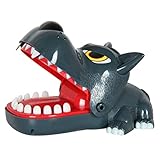 Fácil de jugar, solo necesitas presionar los dientes, se cerrará para morderte el dedo.