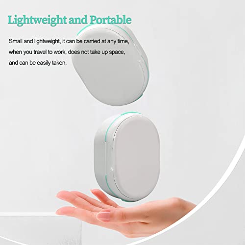 Lancizy 069 Denture Case, Double Denture Slot Cup Case Wet & Dry Portable Denture Case Portable False Teeth Container thumb #2