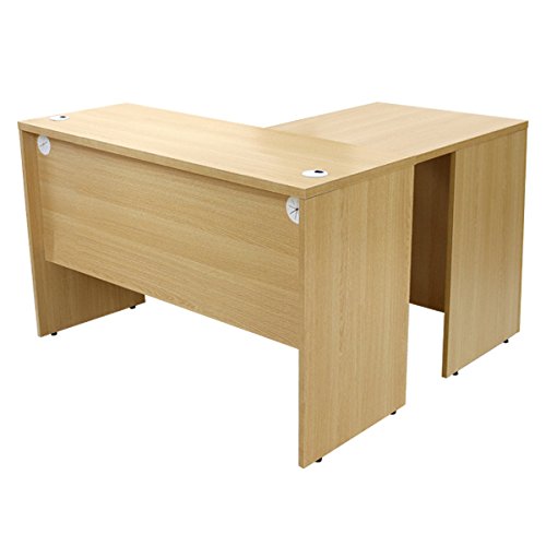 Amazon.co.jp: 選べる4カラー ワークデスク L字型 約W120×D115×H73.5