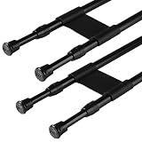 Zubebe 2 Sets RV Refrigerator Bars, Adjustable Non Slip Fridge Support Rods, RV Fridge Stabilizer for Holding...