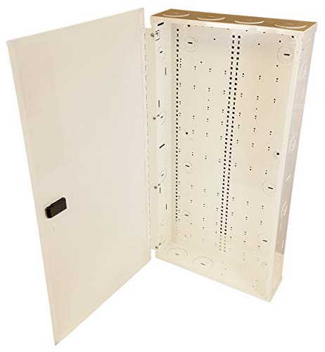 Benner-Nawman 14284-MMH Structured Wiring Cabinets, 14-1/4-Inch X 28-Inch X 4-Inch, White