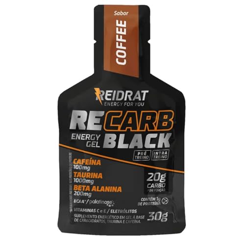 Reidrat Recarb Energy Gel Black Pro Beta - 1 Sachê 30G Café -