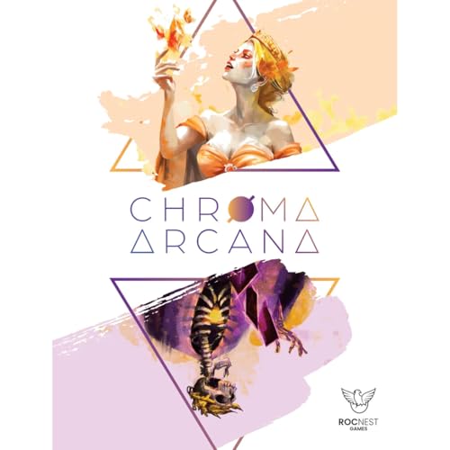 Roc Nest Games | Chroma Arcana | Competitive Tactical Duel Card Game, Color Based Spellcasting, Custom Spellbooks, English Edition | 2 Players | 20 to 40 Minutes