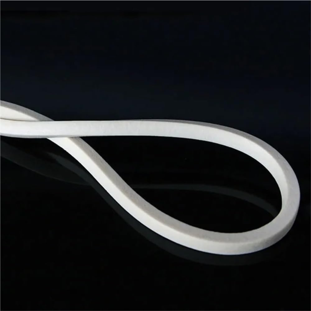 Tira de espuma de silicona blanca de 1 m: solución de sellado versátil for puertas y ventanas, resistente a la intemperie, tamaños personalizables(10x30mm)