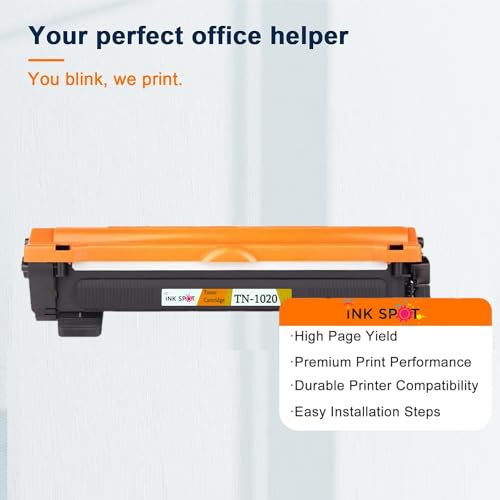 Image of TN-1020 Black Toner Cartridge for Brother HL-1111 /1201 /1211W /DCP-1511 /1514 /1601 /1616NW /MFC-1811 /1814 /1911NW......
