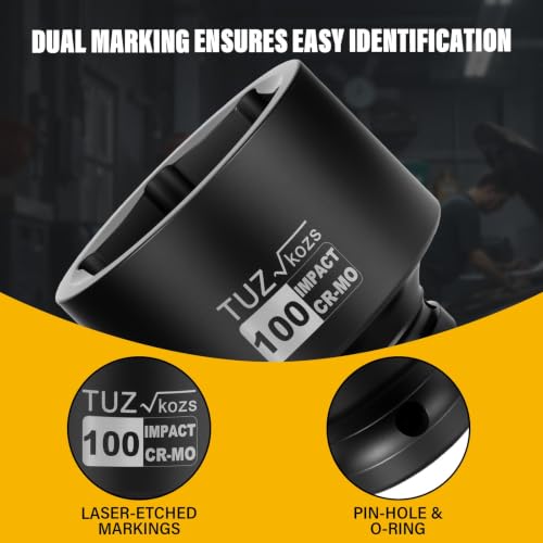 Image of 1 Inch Drive 100mm Standard Metric 6 Point CR-MO Impact Socket
