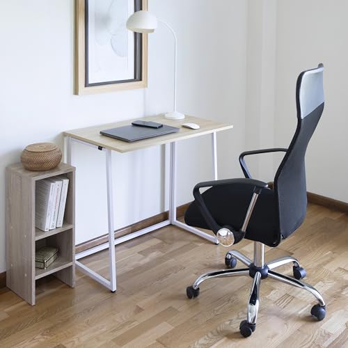 Miniatura 5 de Dupi Silla De Escritorio Meeting Con Ruedas Ergonómica Con Respaldo De Malla Giratoria 360 Y Altura Ajustable Acolchado 6 Cm Y Reposabrazos Negro