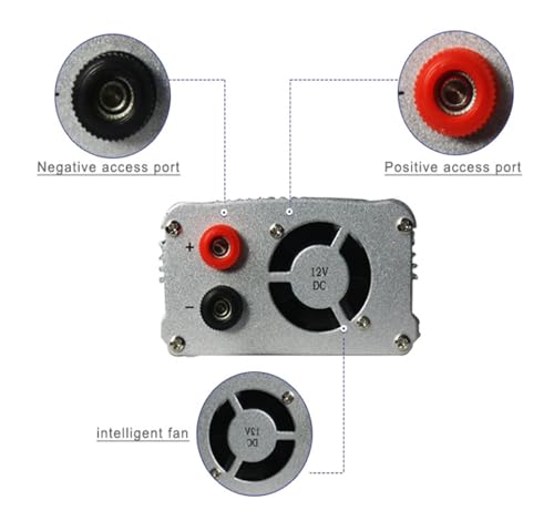 Onduleur 1000W panne de courant solution énergie 12V - 6