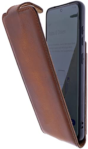 Samsung Galaxy S21 Ultra Hülle Burkley Leder Flip Case