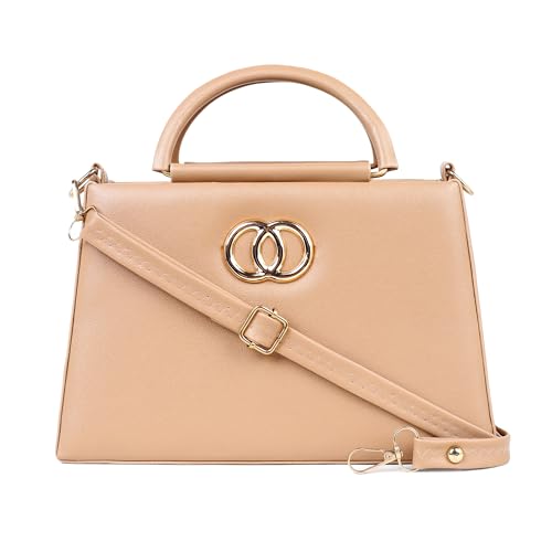 Image of LIKE STYLE Classy PU Sling Bag for Women | Structured Design, Zipper Closure & Stylish Metal Handle