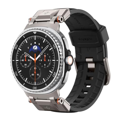 Image of Spigen DuraPro Armor Strap Band for Samsung Galaxy Watch 8 Classic /Watch8 (44mm /40mm), Shock-Absorbing&Rugged Build - Black