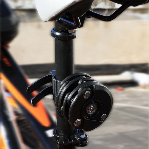 Bloqueio de bicicleta,Bloqueio de corrente de bicicleta | Bloqueio de bicicleta dobrável de pouco pe