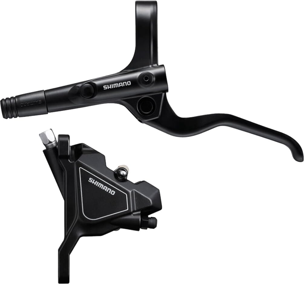 Shimano Altus BL-MT201/BR-UR300 Disc Brake and Lever - Front, Hydraulic, Flat Mount, Resin Pads, Black