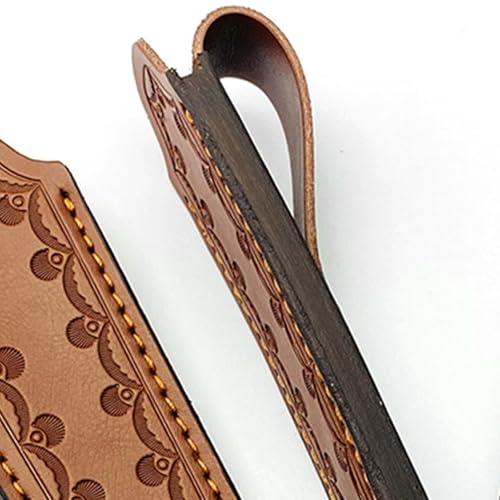 Braun Messerscheide,Leder Messerholster,Gürtelschnalle Messerscheide,7,5 Zoll Lederscheide Messertasche Fixed Blade Taschen Messer Scheide,EDC Werkzeuge Messer Holster Jagdmesser Küchenmesserhalter