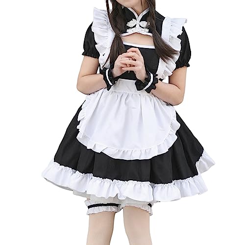 Vestido Dirndl negro tradicional para mujer y fiestas de Oktoberfest