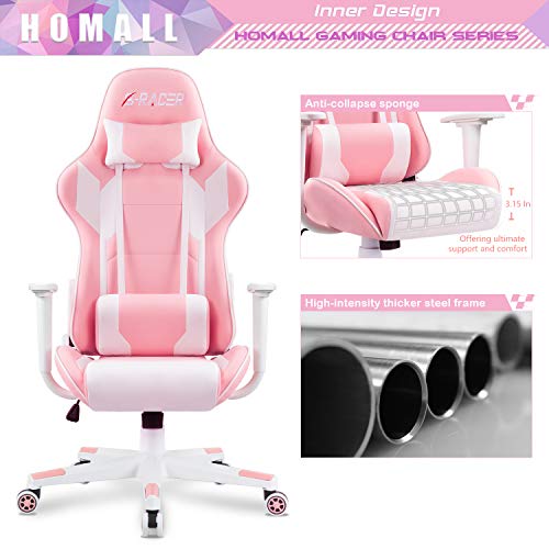 image for Homall Gaming Chair, Office Chair High Back Computer Chair Leather Des