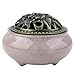 FTVOGUE Céramique Brûleur D'encens Glace Craquelant Porcelaine Encensoir Porte-Encens Accueil Teahouse Décor Calabash Porte-Encens ( Diamond Gray)