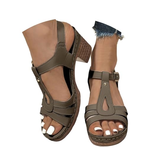 Sandales orthopédiques femme confortables avec semelle douce romaine
