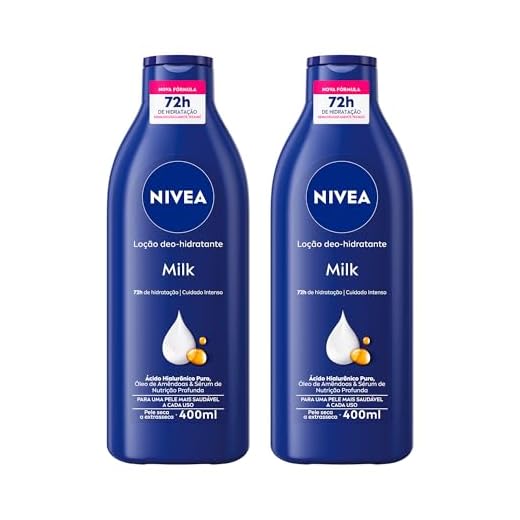 NIVEA Kit Loção Hidratante Milk Pele Seca a Extrasseca 400ml (40% OFF na 2ª unidade)