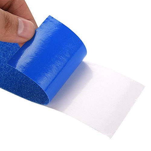 HAOHIZE Anti Rutsch Klebeband, wasserdichtes Traktions Klebeband Anti Rutsch Klebeband PVC rutschfestes Rollenklebeband für Treppen Außen und Innenstufen (Blue)
