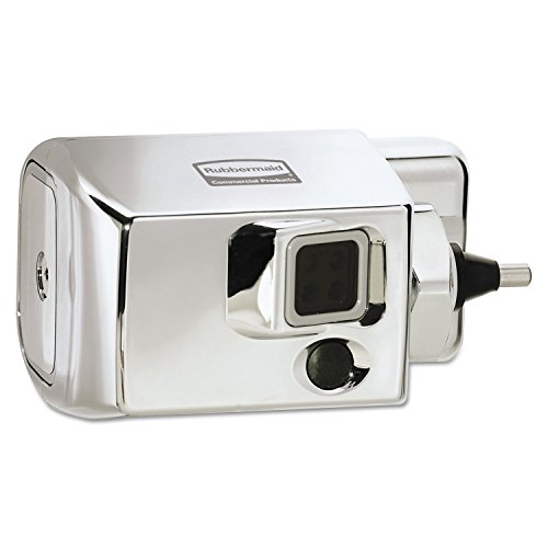 Rubbermaid Commercial Products AutoFlush Touchless Automated Toilet Flusher Sidemount Chrome Easy to Retrofit Long Battery Life for Restrooms in Restaurants/Hotels/Schools/Offices