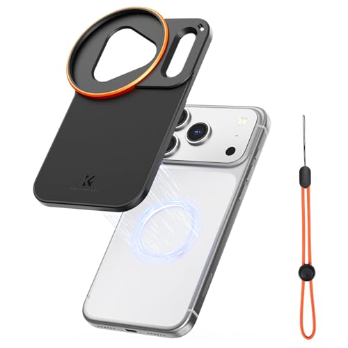 K&F CONCEPT iPhone 17 Pro Max��p �t�B���^�[�P�[�X 58mm�l�W���t�B���^�[ ���ʎ��C 9N������ �R���h�~