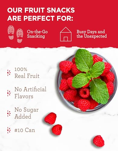 Image of SIMPLE KITCHEN Camping and Outdoors Freeze Dried Raspberries, 22 Servings