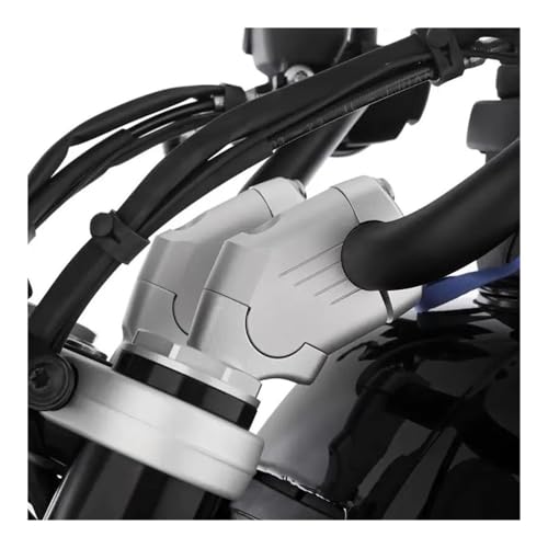 Elevador manillar R12 NineT kit de abrazadera de elevación ajustable en aluminio negro 4
