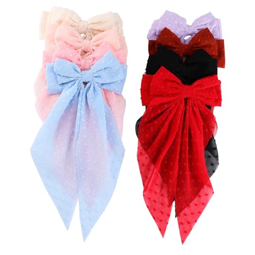 Clips noeud cheveux grande pince tenue stable accessoires colorés pour coiffure