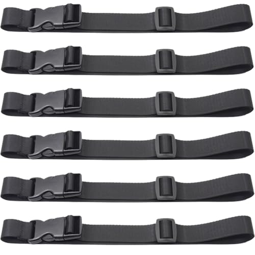 Nylon Strap with Buckle, Quick Release Short Adjustable Straps with Buckles, Securing Tie Down Straps for Backpacking, Compression Golf Bag, Camping Outdoor Activities 1
