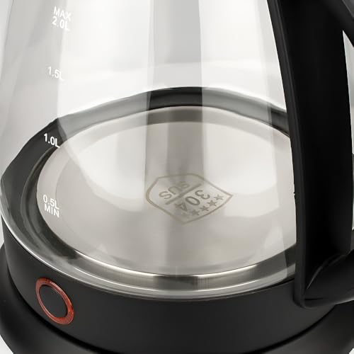 Hervidor eléctrico de agua sin BPA de 2L con apagado automático integrado 3