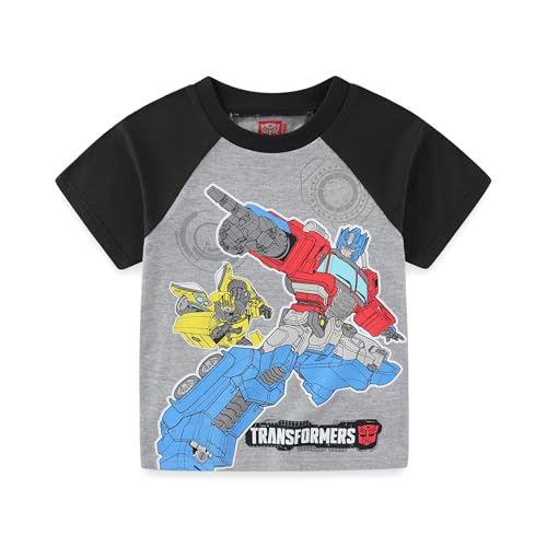 Image of Transformers Optimus Prime Bumblebee Boys Short Sleeve T-Shirt and Shorts Set for Toddler to Big Kids