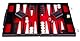 Engelhart Backgammon - 36 cm x 48 cm, Kunstleder, 2 Spieler, ab 6 Jahren
