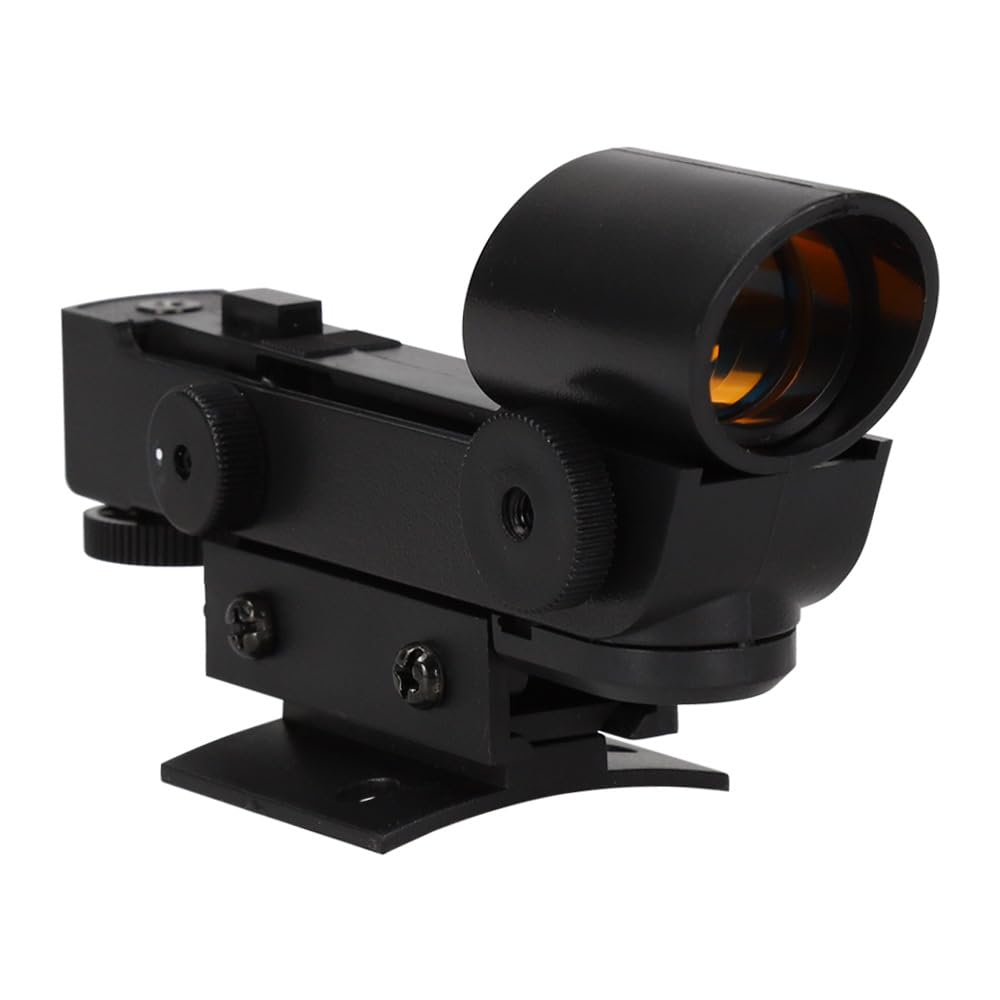 Mirino a Punto Rosso per Telescopio, Mirino Star Finder con Punti Rossi Regolabili, Design Facile da Usare, Luminosità Regolabile, Qualità Premium