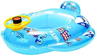 WATINC Baby Swimming Pool Float Pool Ring Summer Baby Boys Girls Inflatable Pool Toys Cartoon Swimming Ring for Kids Toddles