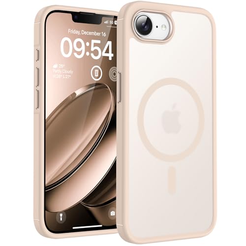 Image of TOCOL for iPhone 17e Case, Compatible with Magsafe, Military Drop Protection, Slim Translucent Matte Shockproof for iPhone 17 e Case 6.1 inch (Desert)