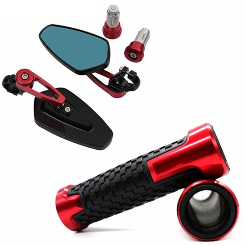 AEROX 125 155 Motorcycle View Bar End Side Rearview Mirrors Handlebar Grips mirror(011)
