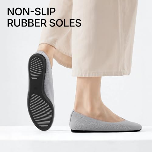 Image of Tanamo Ballet Flats for Women, Soft Knit, Work Travel Everyday Shoes