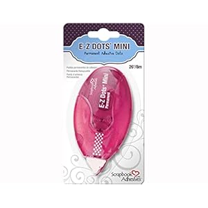 Toga E- Z Dots Mini Biadesivo, Trasparente, 3mm x 8m, 1 unità